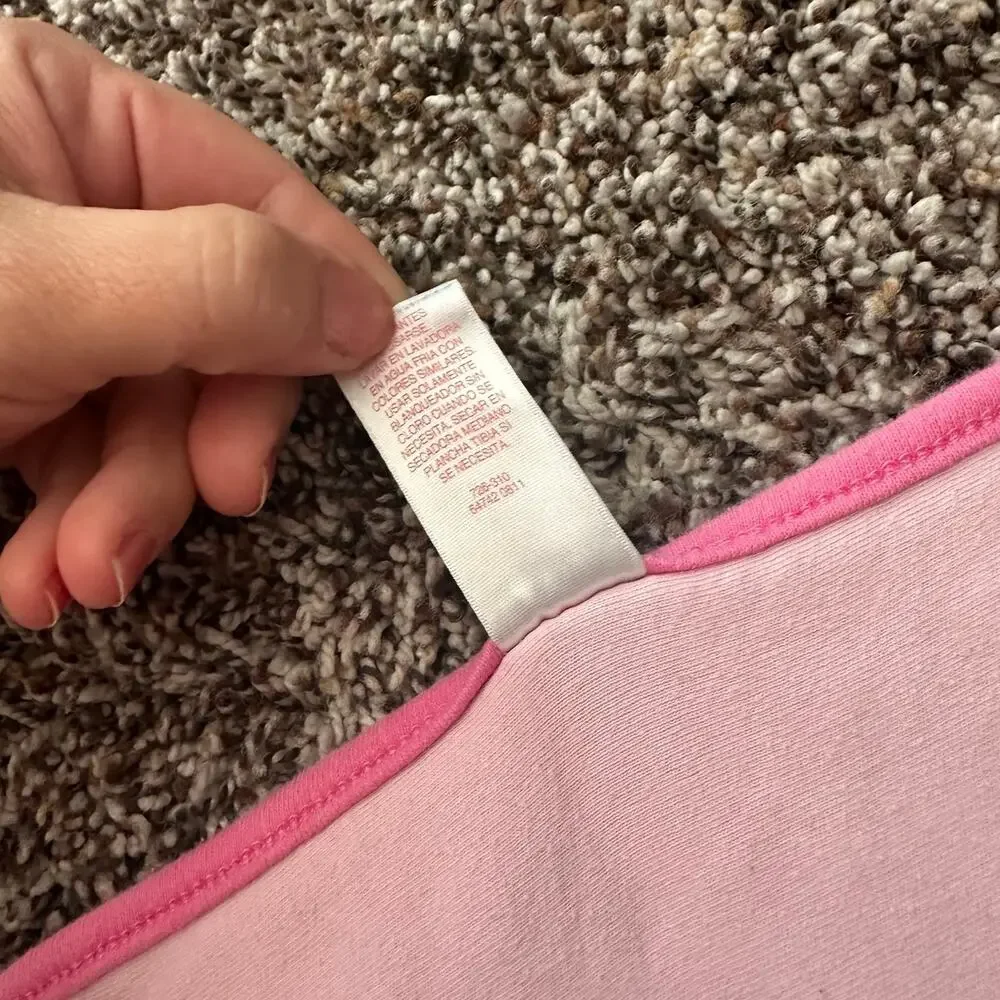 CARTER'S - Child of Mine Baby Blanket pink Green monkey